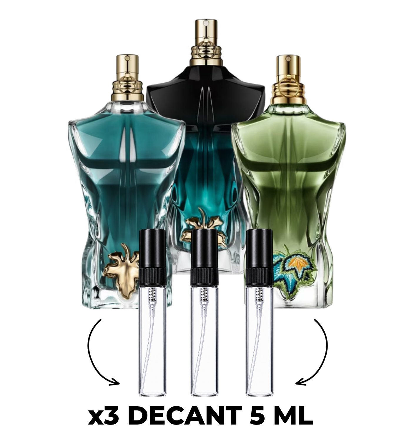 COMBO LE BEAU - x3 DECANTS 5ML de JEAN PAUL GAULTIER · imagen 1