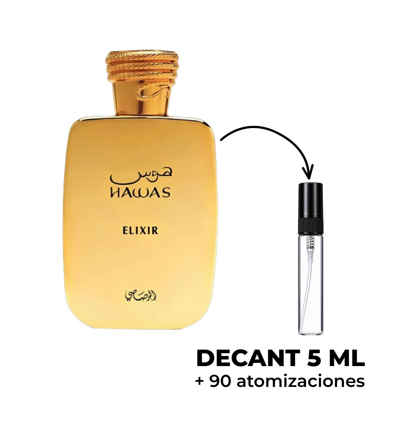 HAWAS ELIXIR - DECANT de RASASI · imagen 1